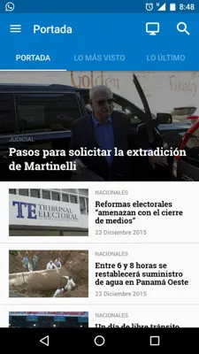 TVN Noticias android App screenshot 7